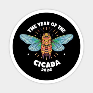 Cicada Lover Year Of The Cicada 2024 Entomology Cicada Magnet